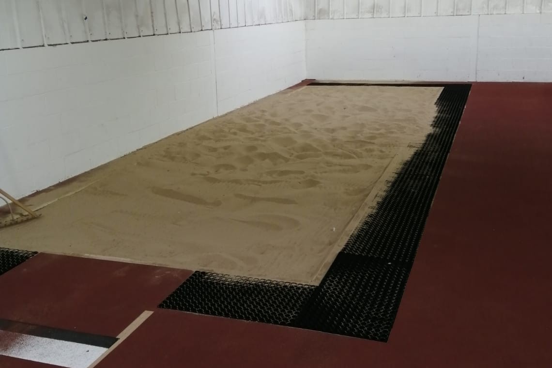 Indoor Long Jump pit