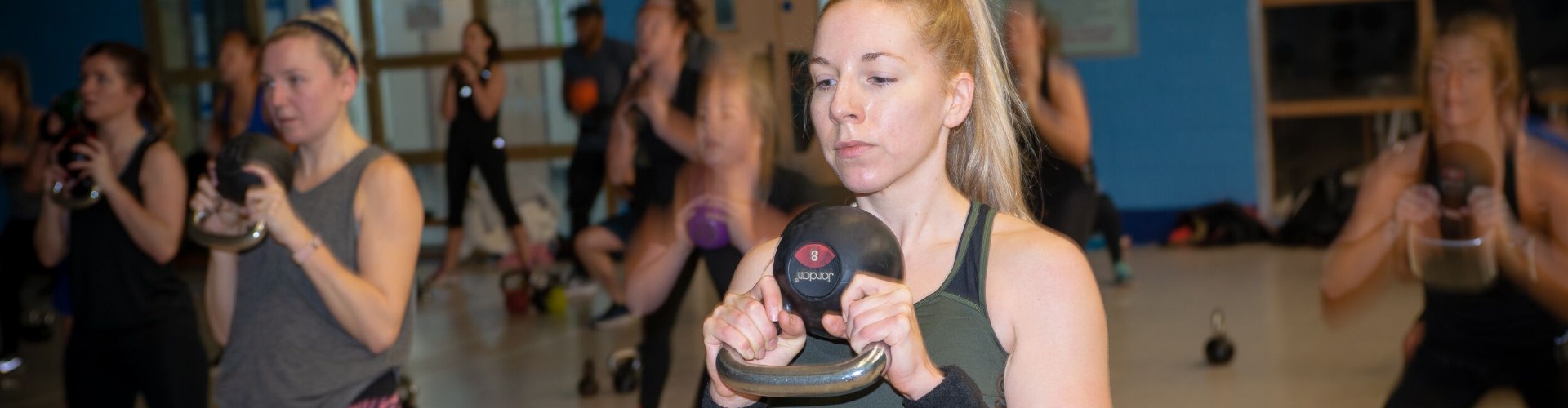 Kettlebells class at Garston