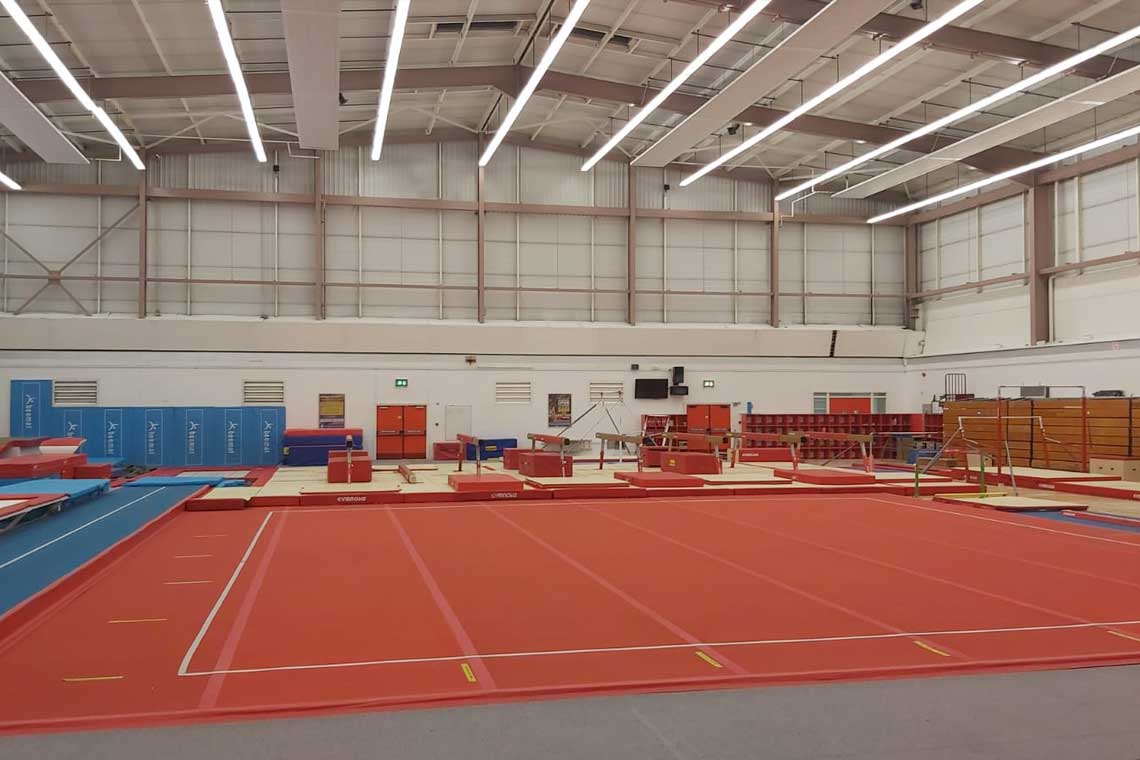 Large Gymnastics Hall floor area