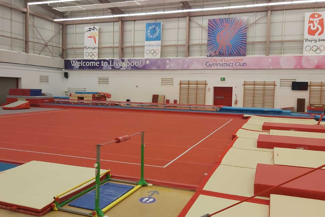 Large Gymnastics Hall floor area